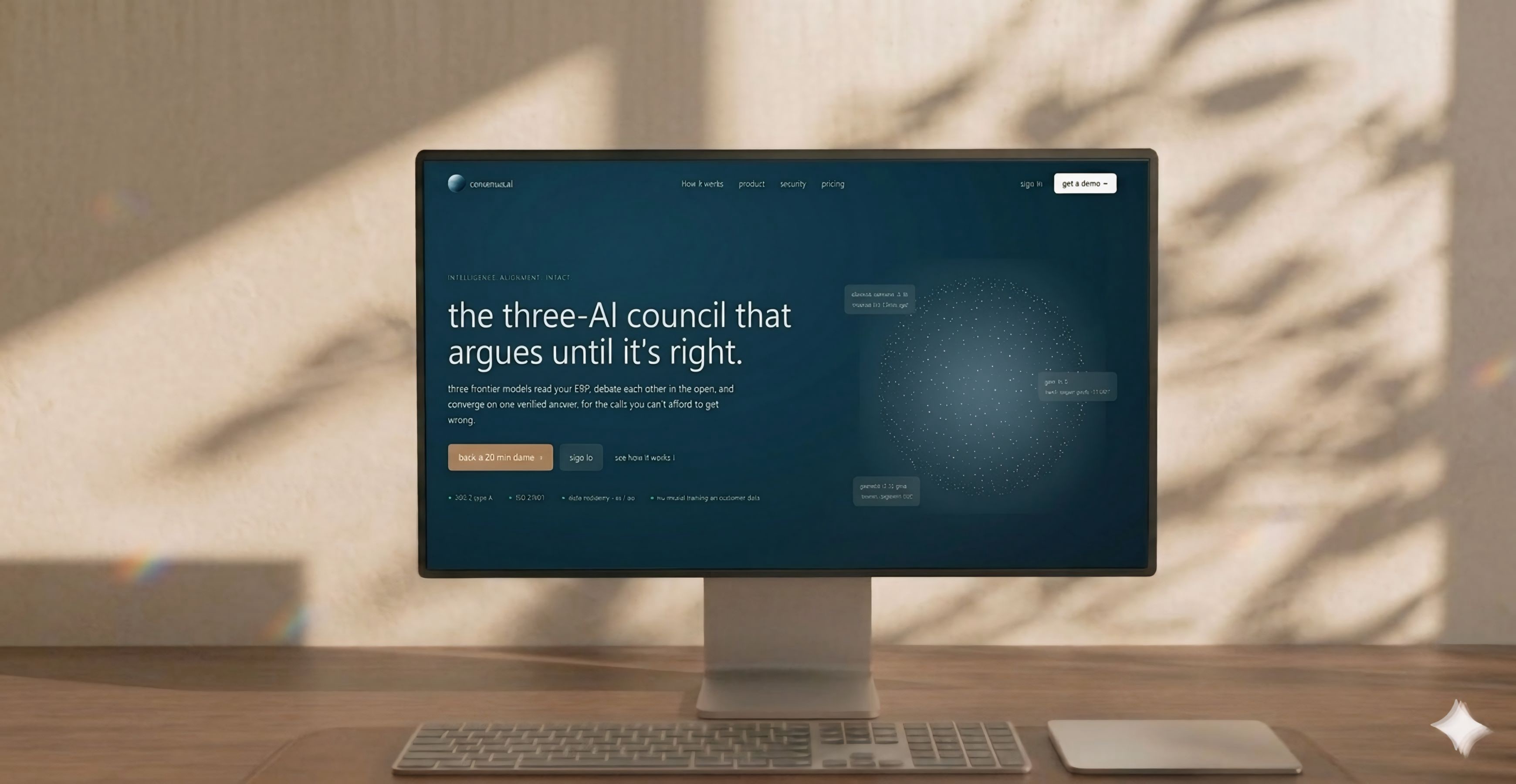 Consensus.ai — desktop screenshot